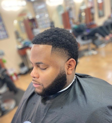Client haircut by MiMi Da Barber