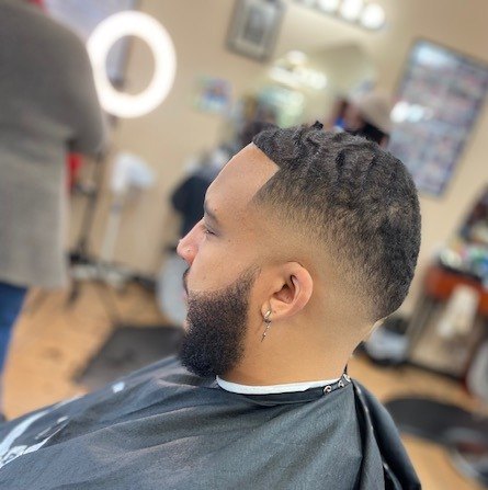 Client haircut by MiMi Da Barber