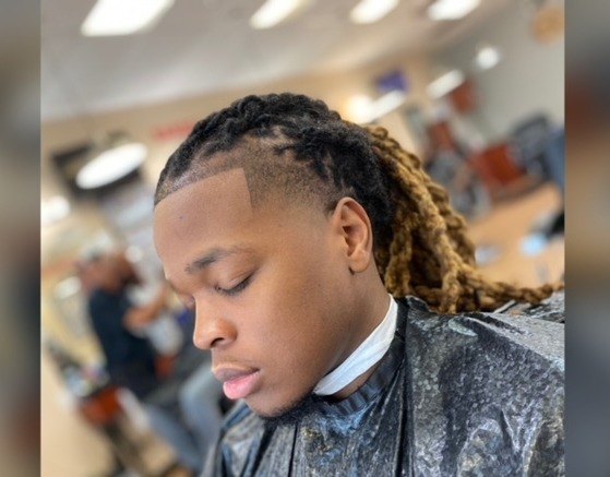 Client haircut by MiMi Da Barber