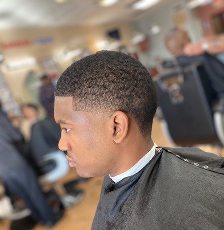 Client haircut by MiMi Da Barber