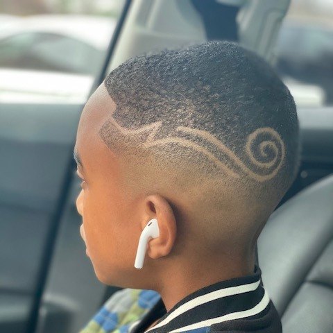 Client haircut by MiMi Da Barber
