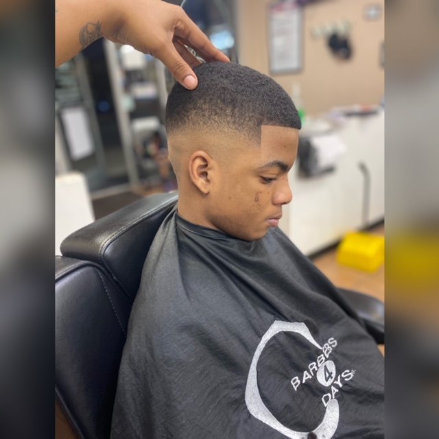 Client haircut by MiMi Da Barber
